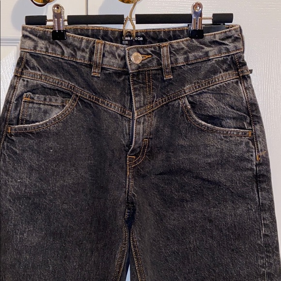 Frank & Oak- Linda balloon fit Jean in washed grey - Picture 1 of 6